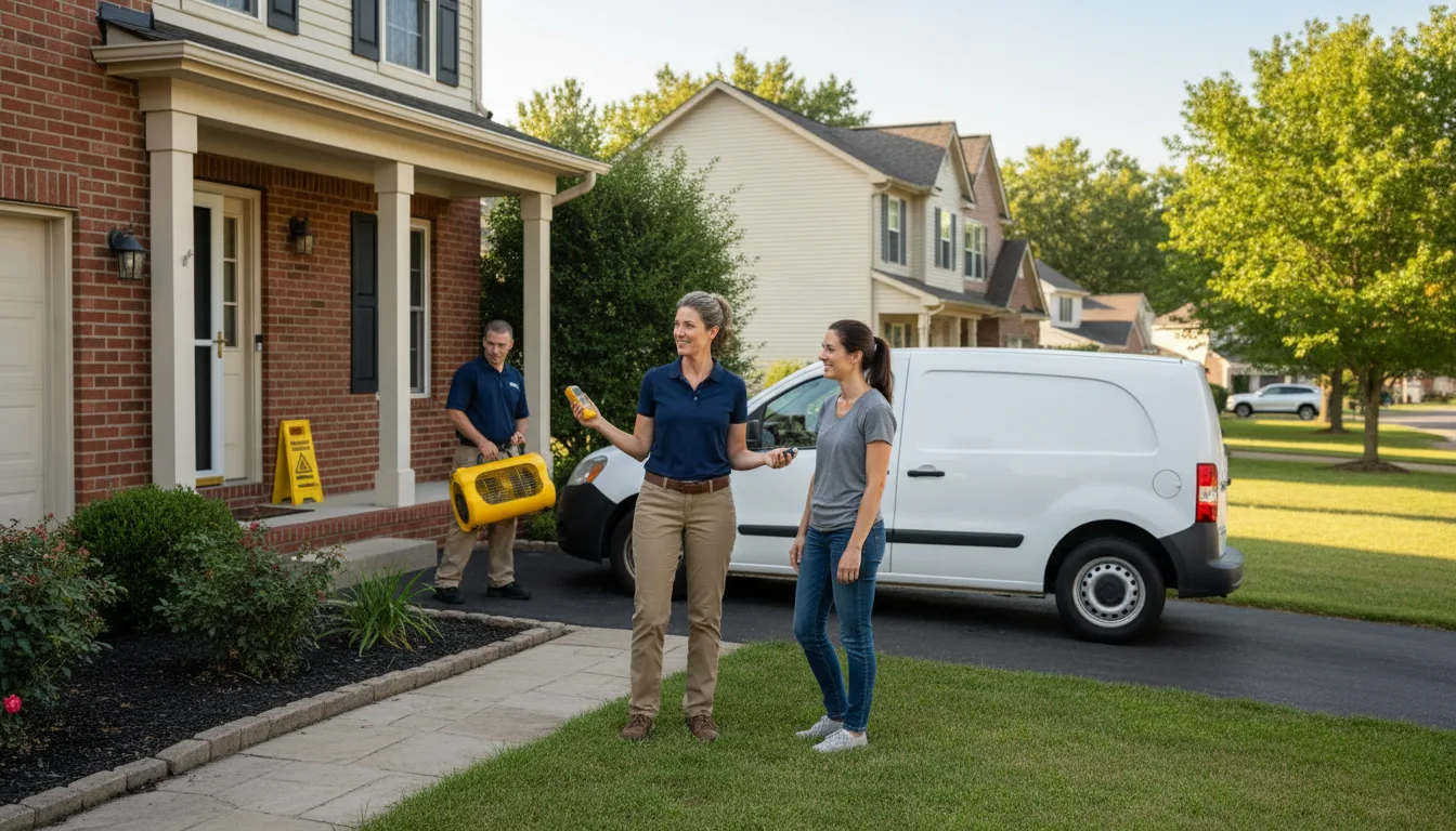 Water restoration image for Water Damage & Restoration Services in Thida, AR